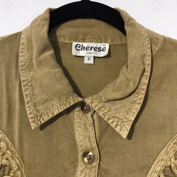 Vintage boho cropped top - Picture 2 of 7